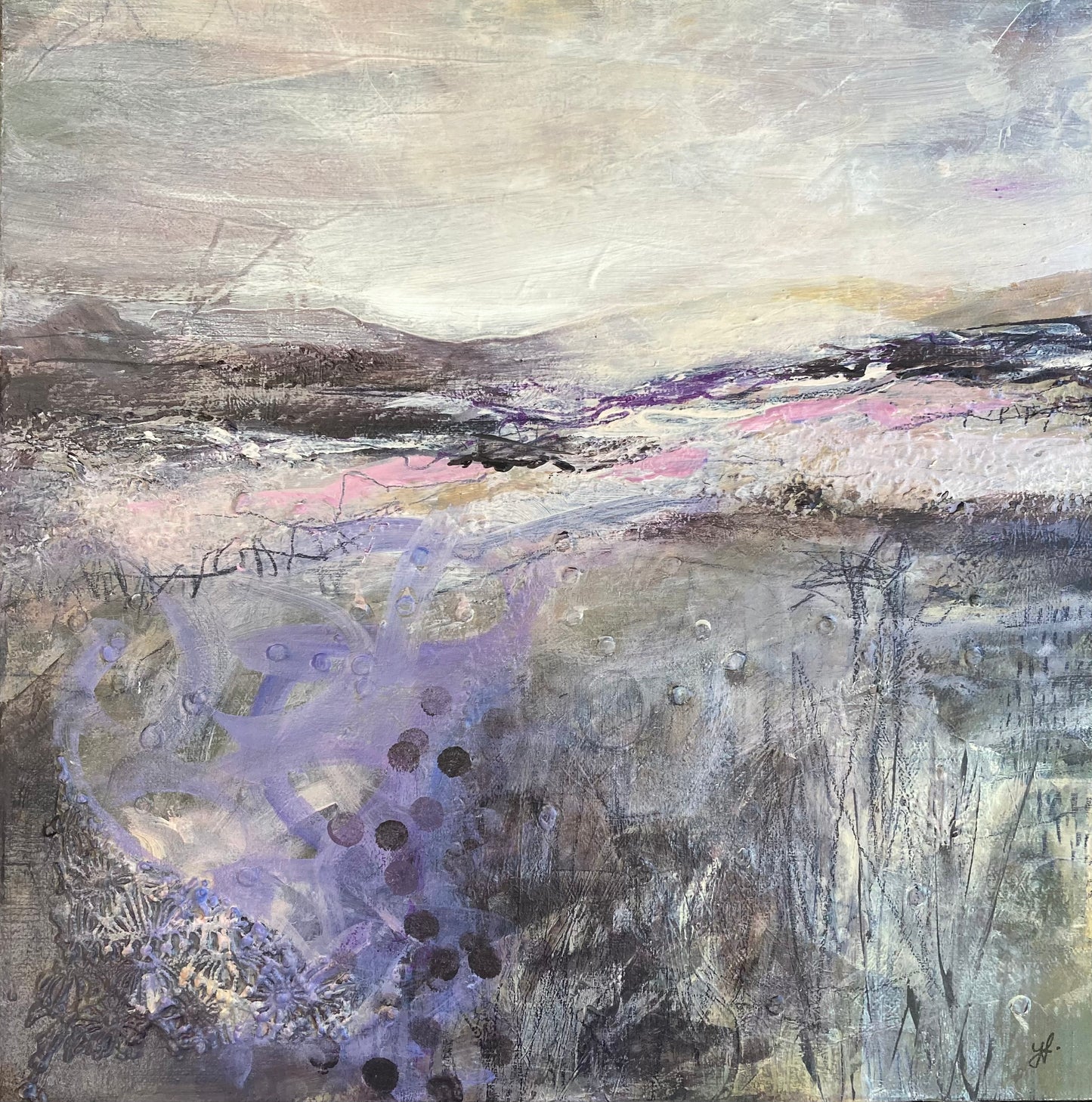 A Spring Walk Original Landscape Painting